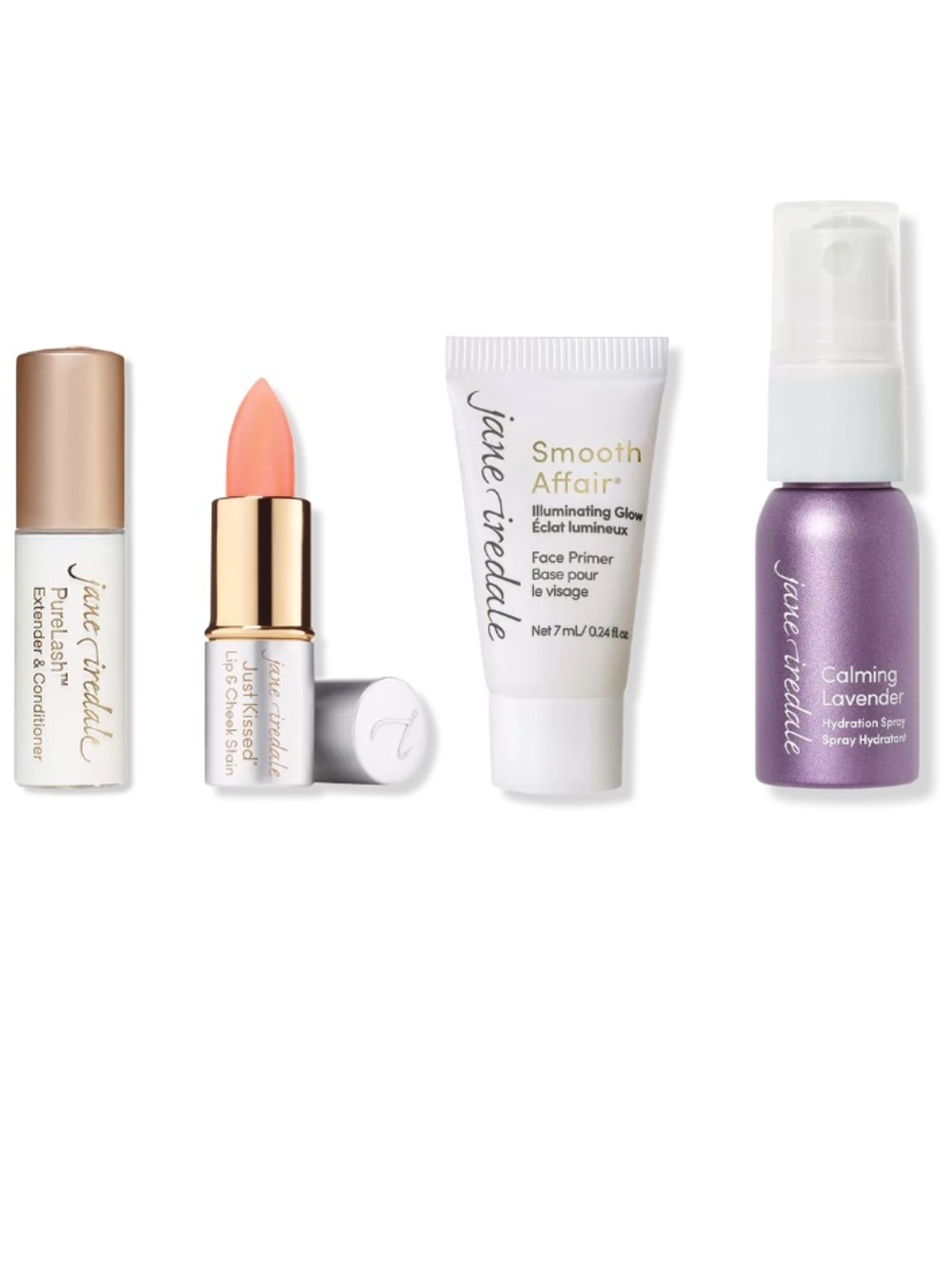 4 PCs jane iredale Mini Makeup Travel Set